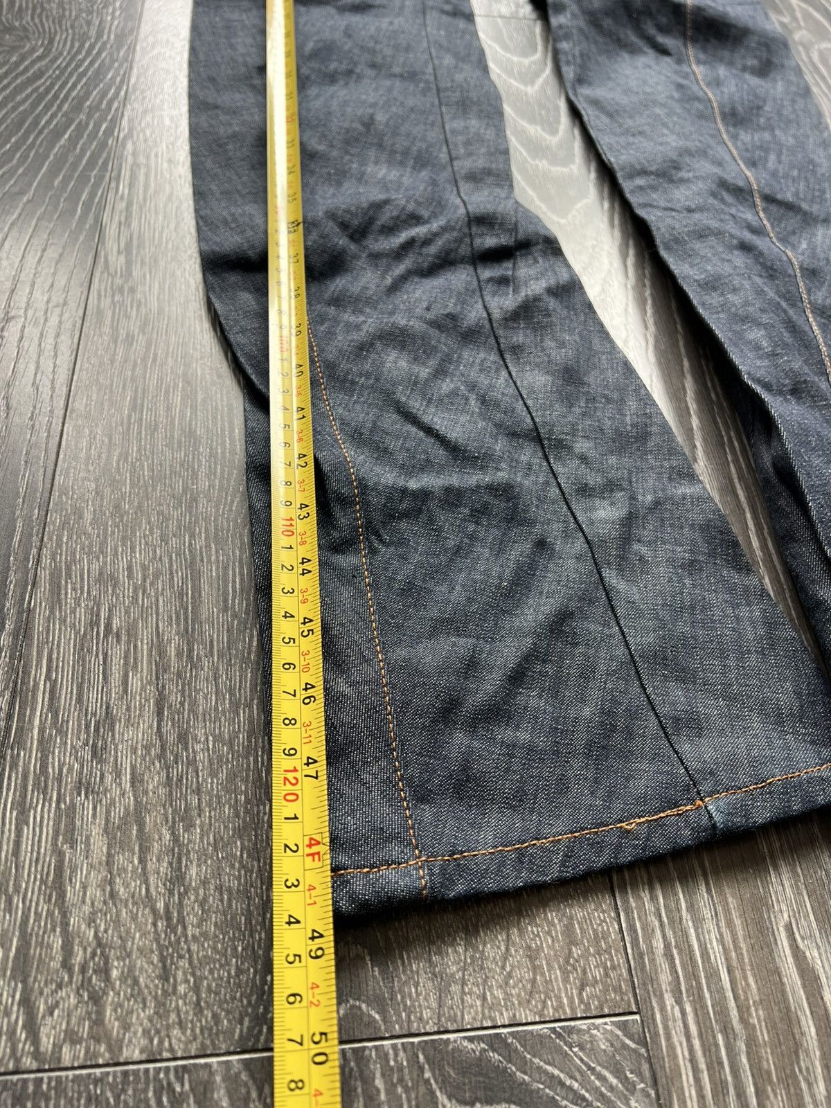 Walter Van Beirendonck NOS 1990‘s Straight Legal Fade Jeans Size US 27 - 12 Thumbnail