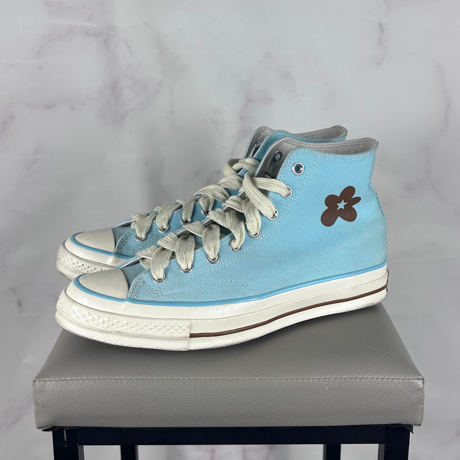Converse × Golf le Fleur Golf le Fleur Chuck 70 High Gulf Stream Blue Size US 10 / EU 43 - 1 Thumbnail
