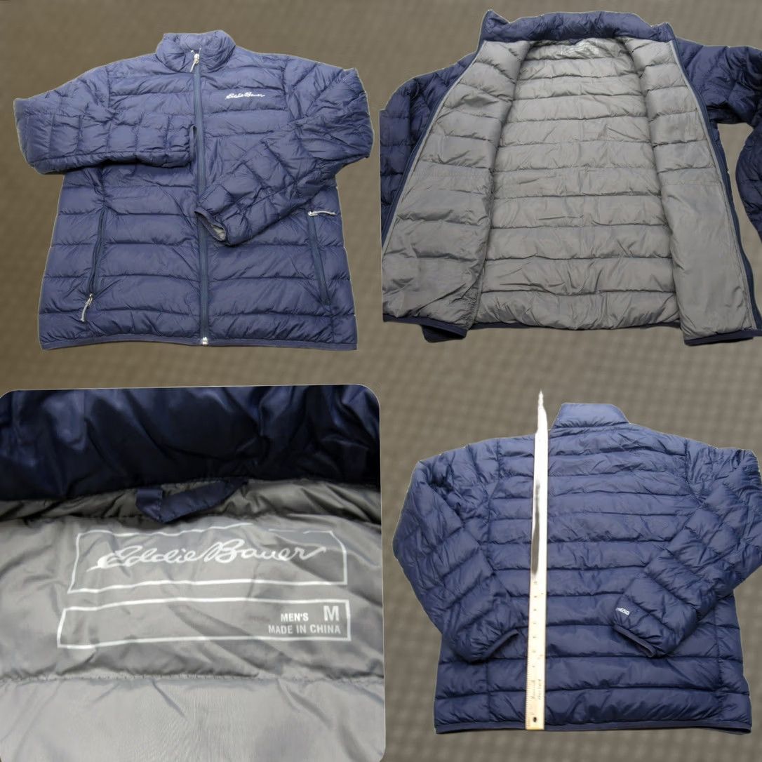Eddie Bauer Eddie Bauer Down Jacket Mens Medium Blue Puffer Lightweight Packable 650 Fill Size US M / EU 48-50 / 2 - 1 Thumbnail