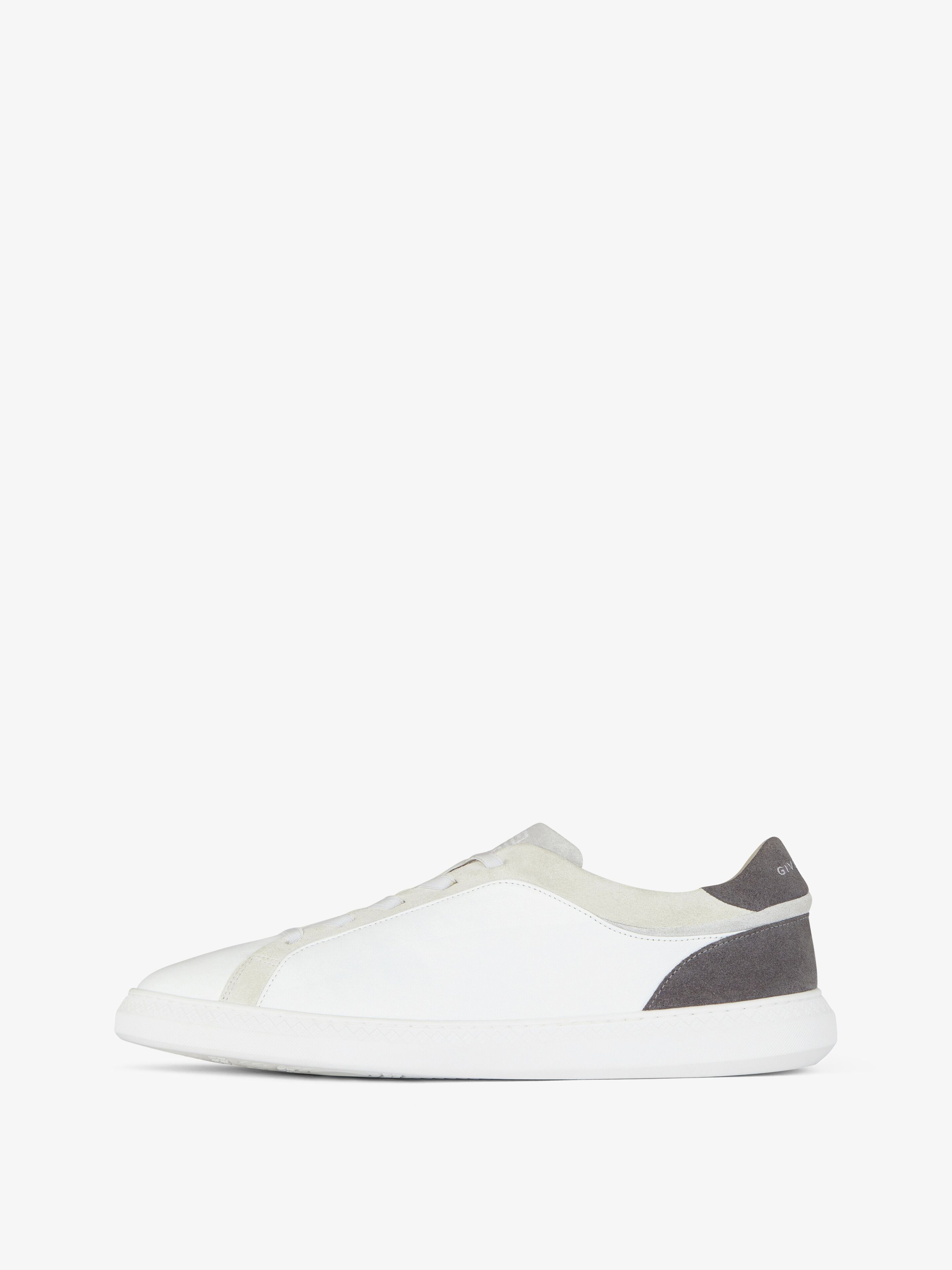 Givenchy o1srvl11e0925 G-Set Sneakers in Suede in White/Grey Size US 9 / EU 42 - 3 Thumbnail