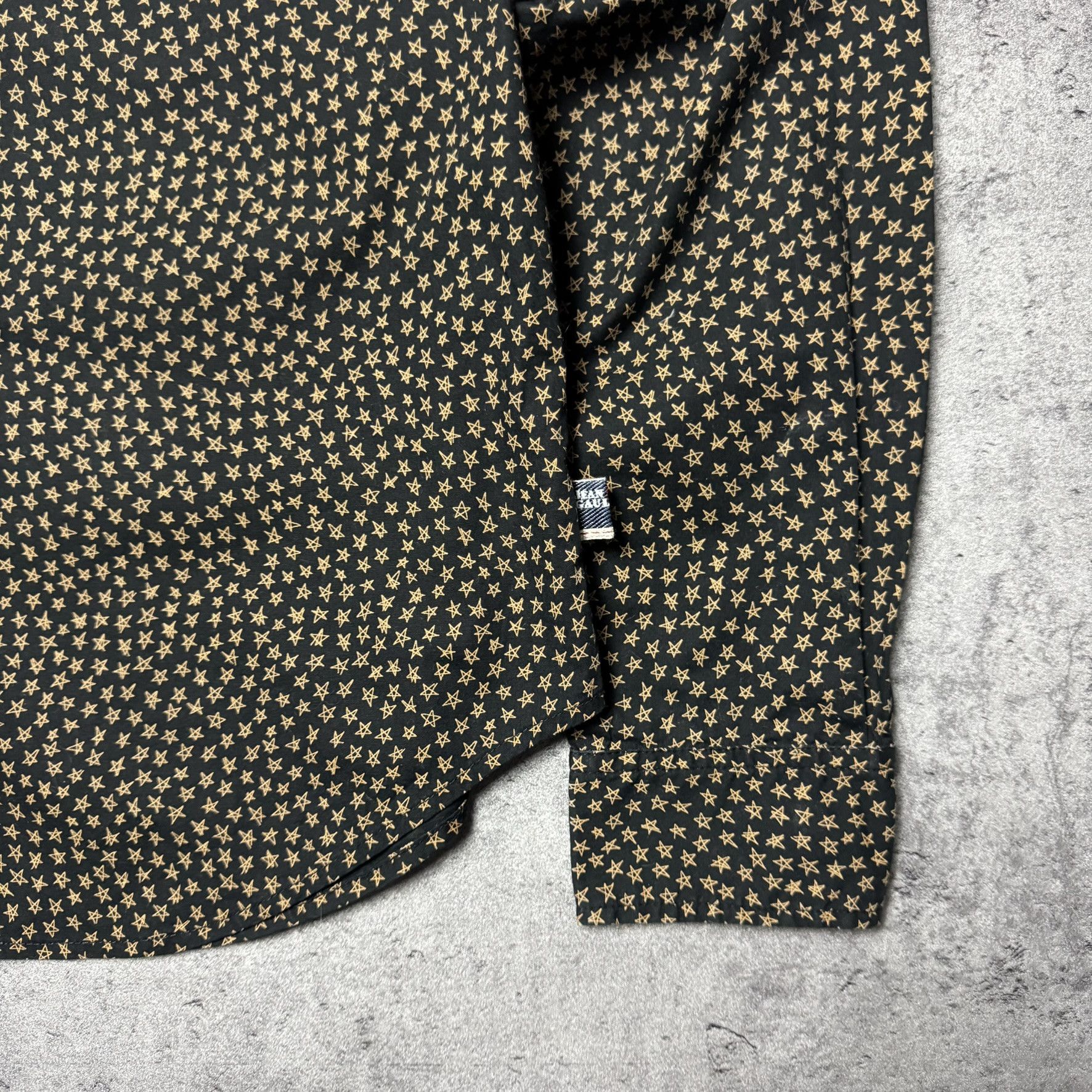 Jean Paul Gaultier Rare Vintage Jean-Paul Gaultier Shirt black with stars Size US L / EU 52-54 / 3 - 4 Thumbnail
