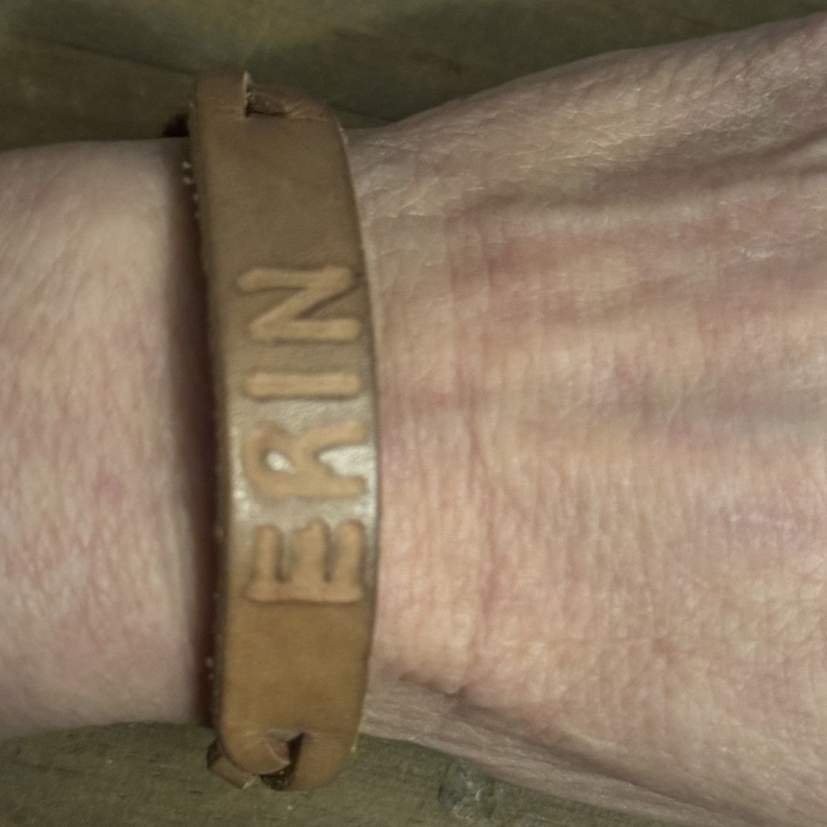 Vintage Vintage Erin name braided leather bracelet Size ONE SIZE - 2 Thumbnail