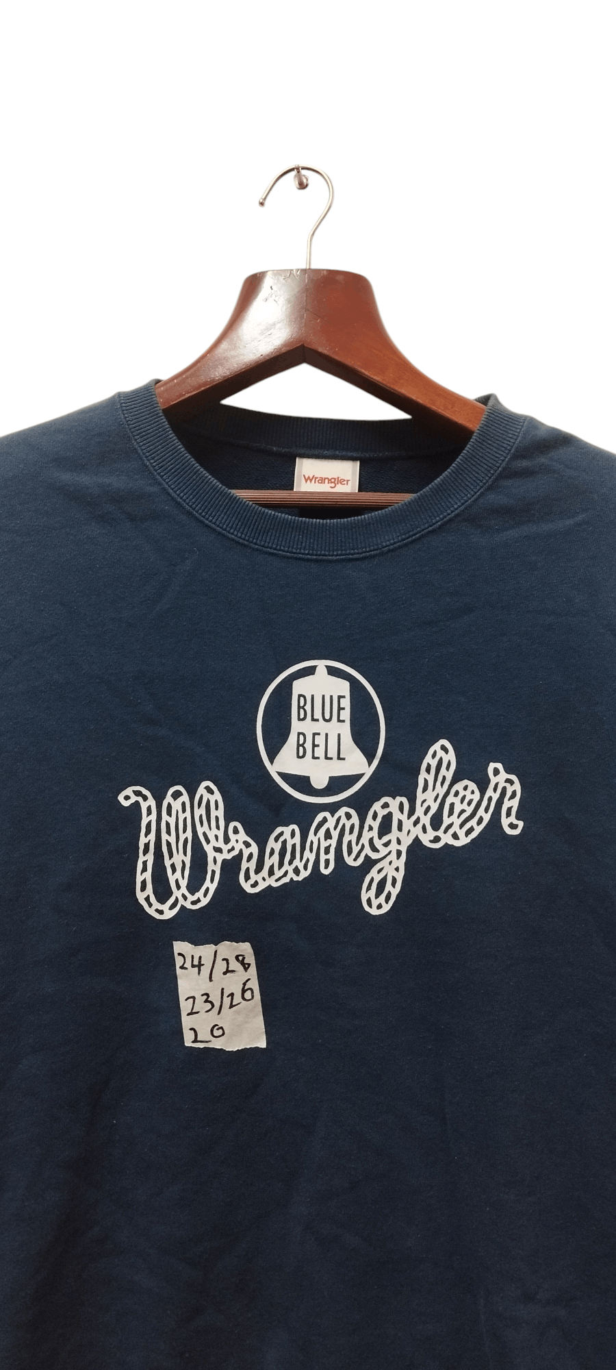 Japanese Brand × Vintage × Wrangler Vtg Wrangler Blue Bell Sweatshirt Big Logo Size US XL / EU 56 / 4 - 5 Thumbnail
