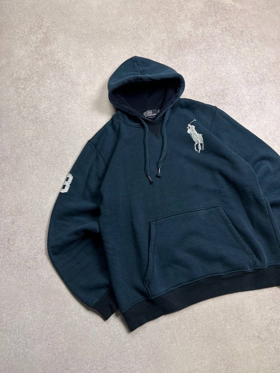 Polo Ralph Lauren Vintage Polo Ralph Lauren Big Pony Boxy Hoodie Y2K XL Size US XL / EU 56 / 4 - 2 Thumbnail