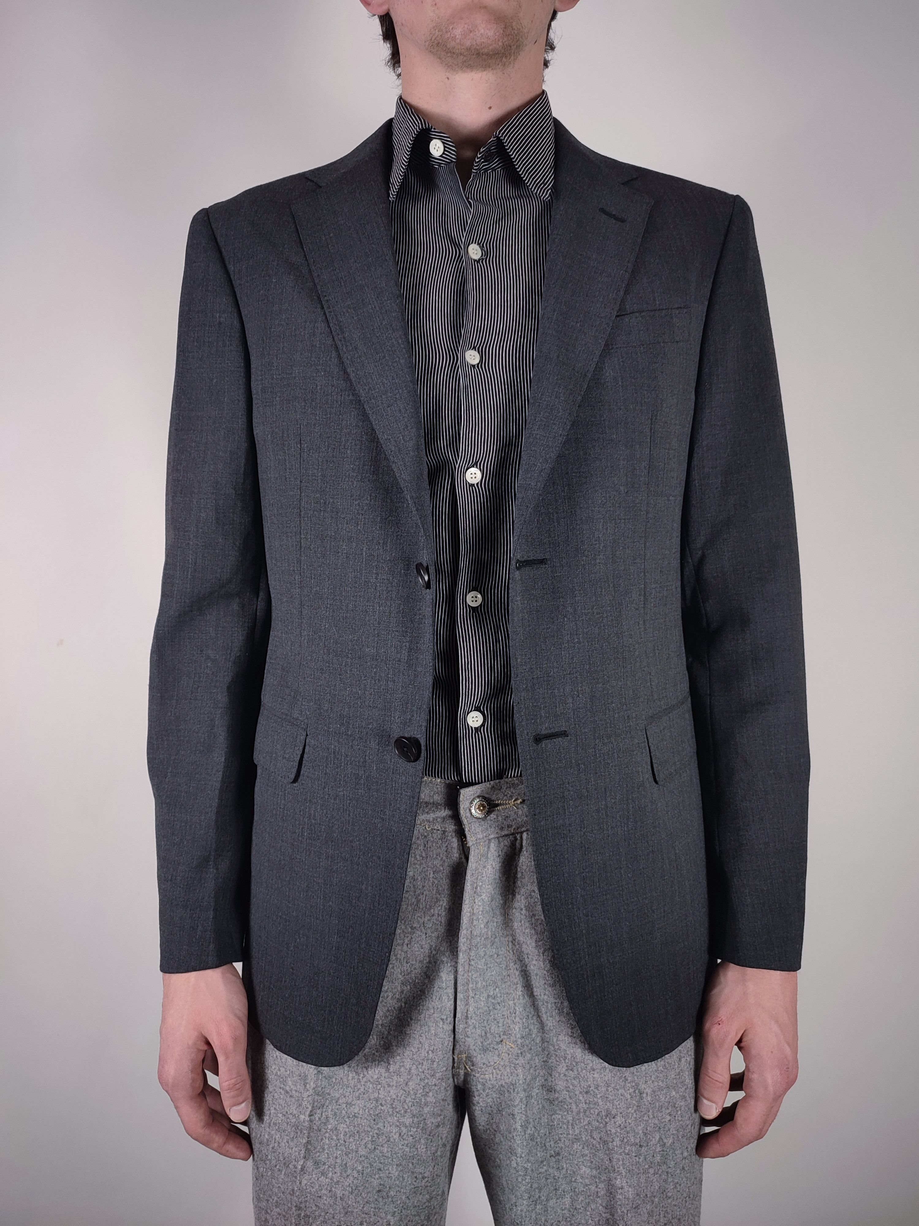 Ermenegildo Zegna Zegna Regular 2GMNGN Wool Sport 48R Blazer Size 48R - 4 Thumbnail