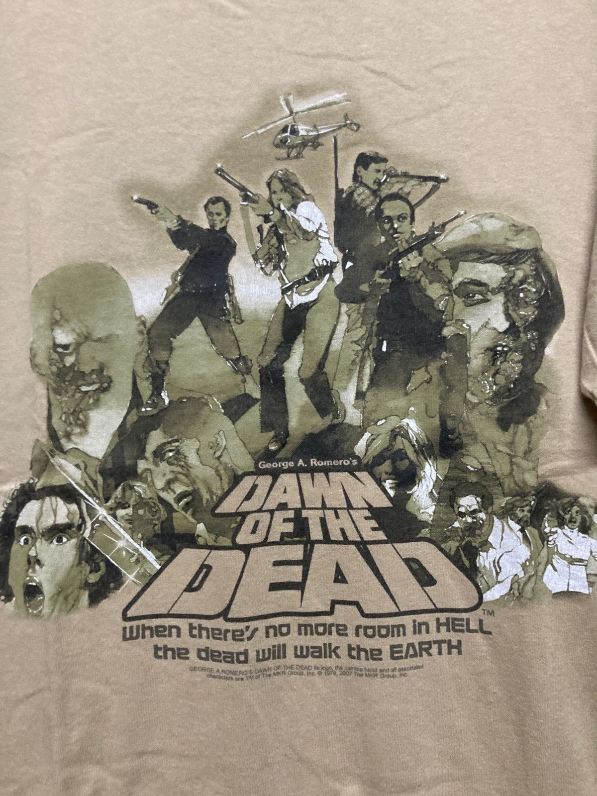 Vintage Vintage Y2K Dawn Of The Dead Movie Tshirt Size US M / EU 48-50 / 2 - 5 Thumbnail