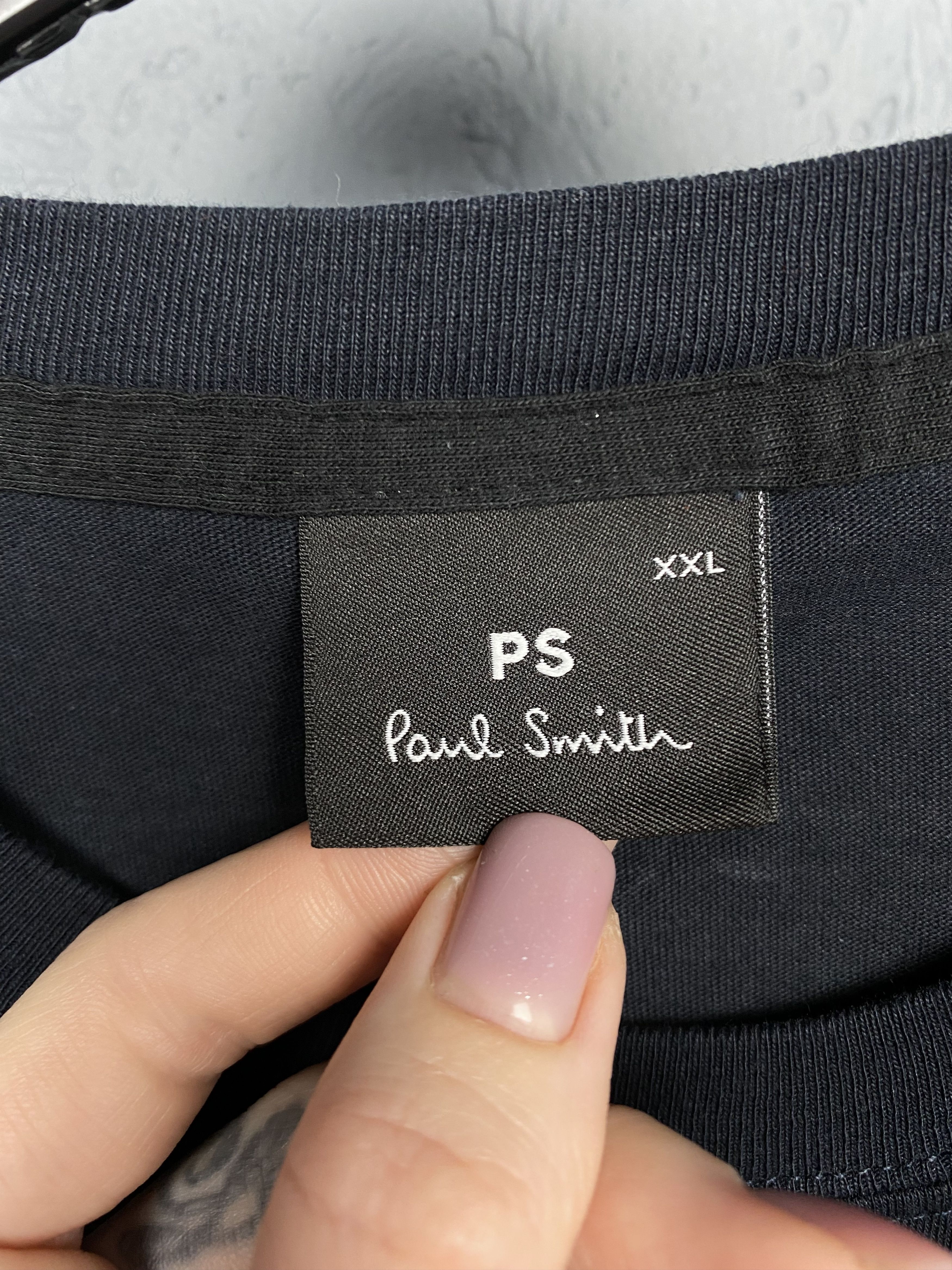 Paul Smith × Vintage Paul Smith Mens Crew Neck T-Shirt Size US XXL / EU 58 / 5 - 4 Thumbnail