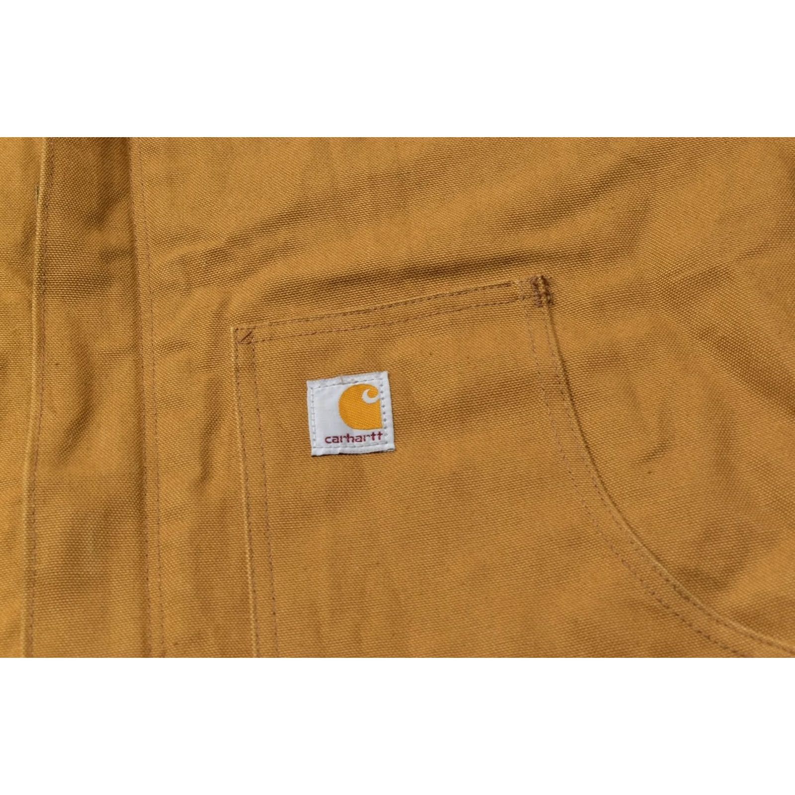 Carhartt VINTAGE Carhartt J002 BRN Arctic Traditional Jacket Mens 2XL Brown Quilted Lined Canvas Jacket Size US XXL / EU 58 / 5 - 3 Thumbnail
