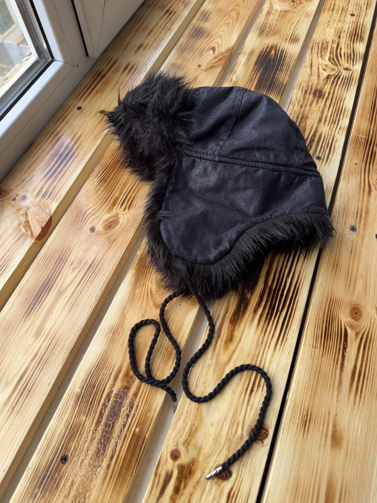 Le Grande Bleu (L.G.B.) Vintage Y2K Fuzzy Fur Ushanka Hat if six was nine LGB Style Size ONE SIZE - 3 Thumbnail