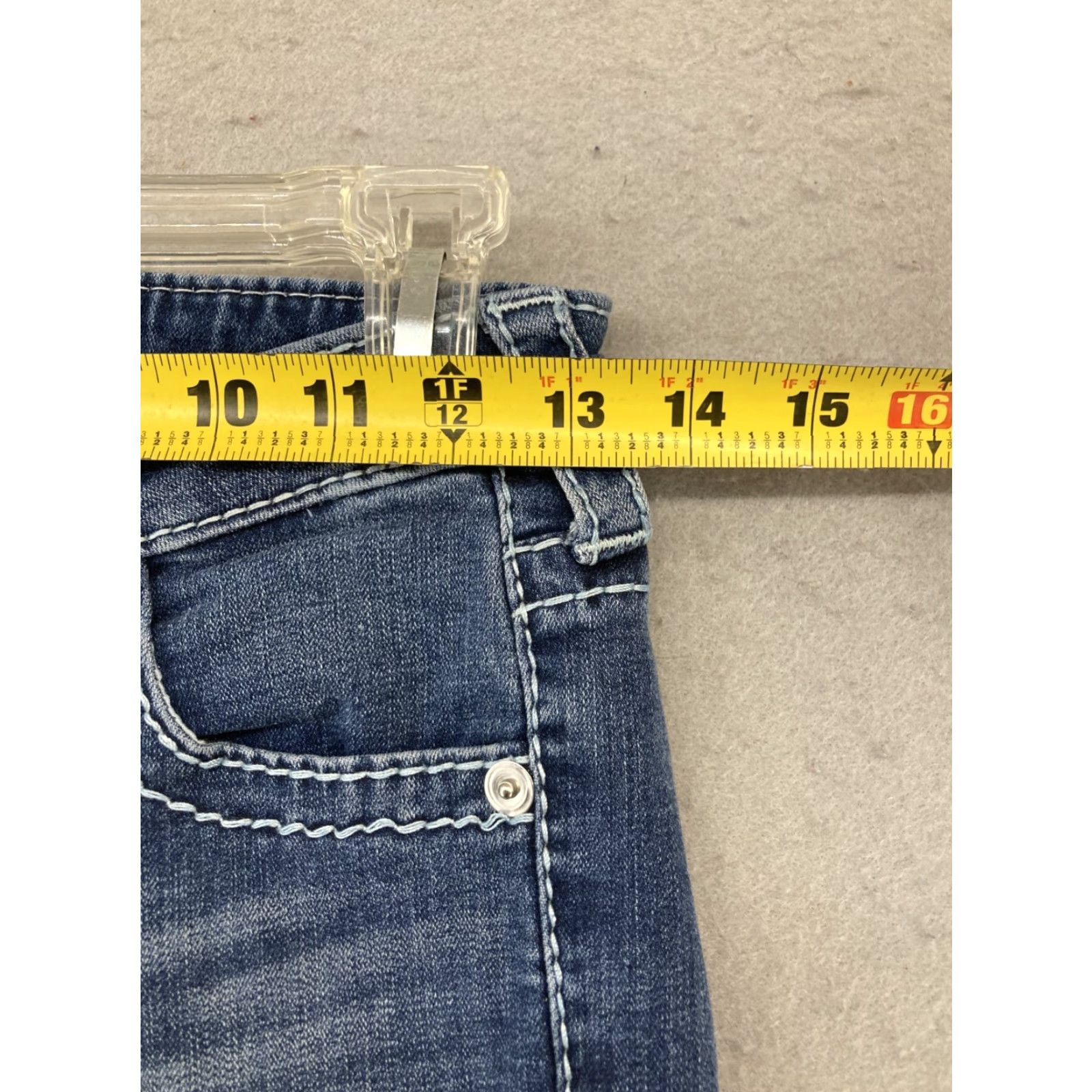 True Religion True Religion Jeans Womens 26 Denim Straight 26x26 Blue Stretch Pockets 5-Pocket Design Regular Jeans Mens Womens Boys Girls Size 26" / US 2 / IT 38 - 5 Thumbnail