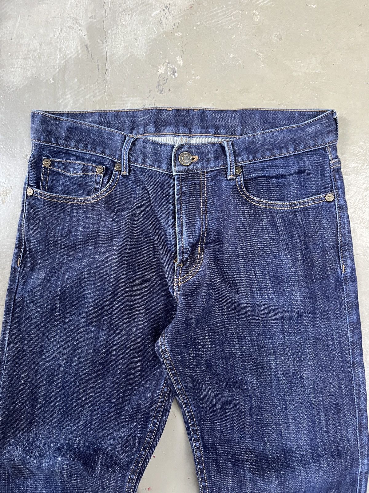 Burberry Burberry BRIT Non Selvedge Indigo Denim Straight Cut Jeans Size US 32 / EU 48 - 7 Thumbnail