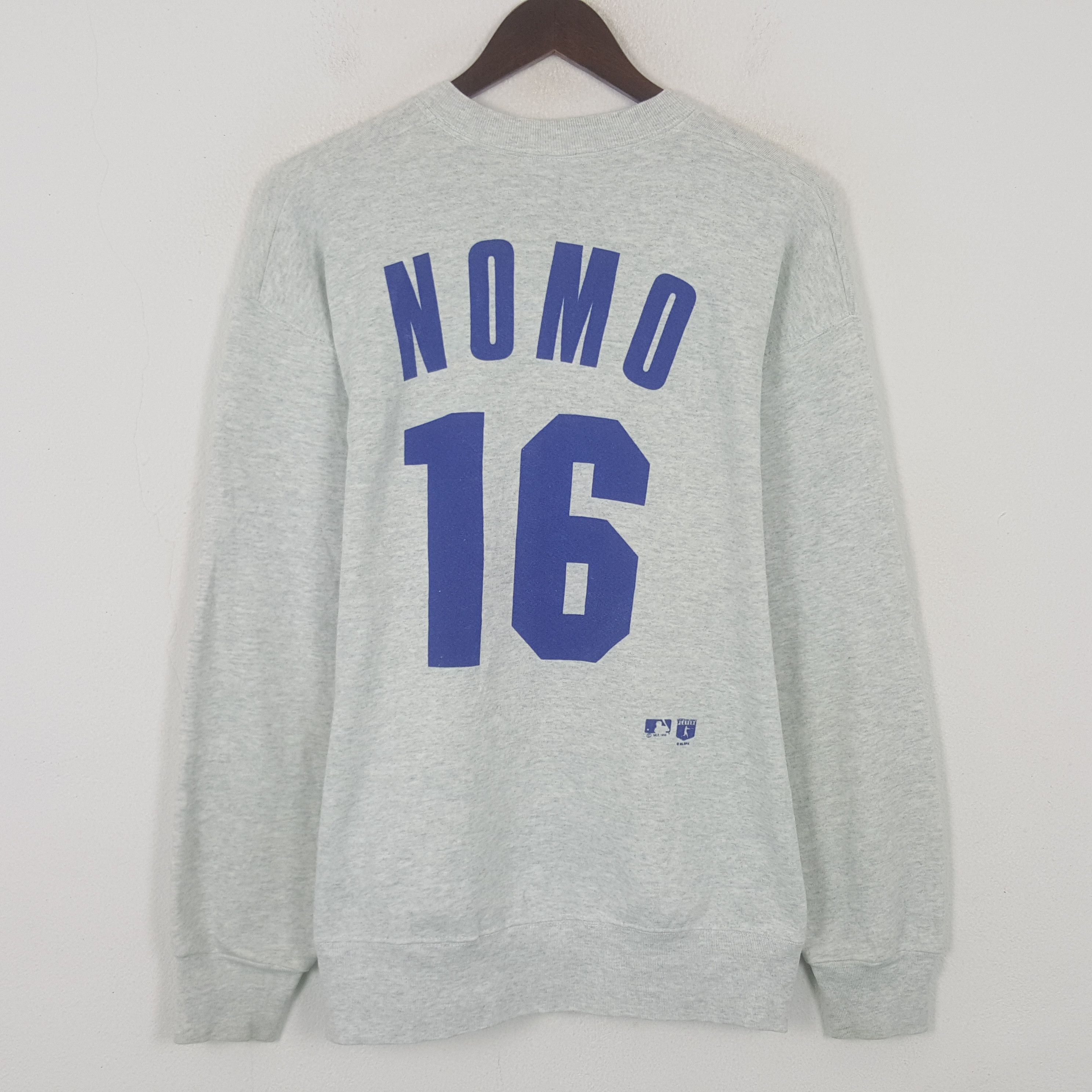 MLB Vintage MLB X Dodgers 16 NOMO 16 Sweatshirt Size US L / EU 52-54 / 3 - 3 Thumbnail