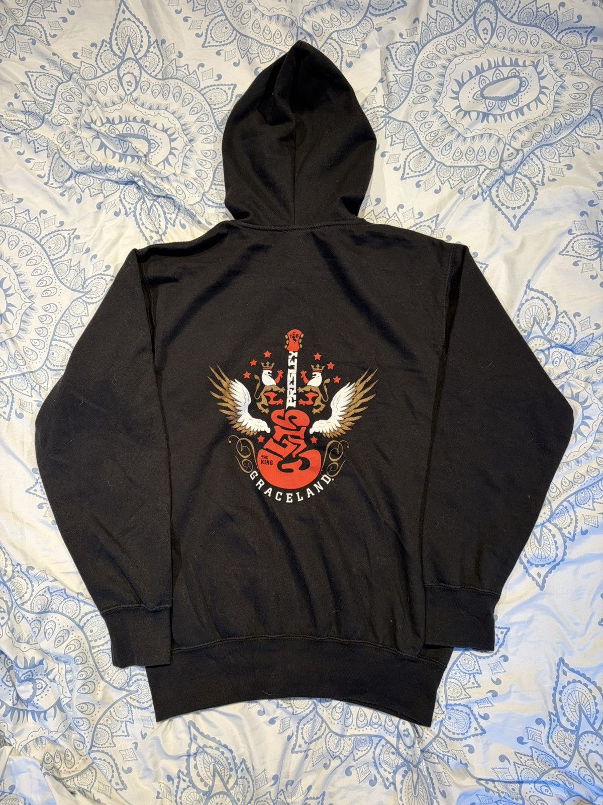 Vintage Elvis Hoodie Medium Size US M / EU 48-50 / 2 - 1 Thumbnail