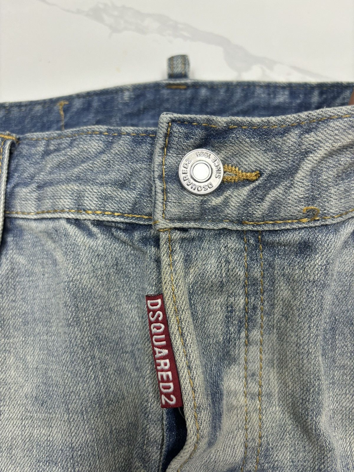 Dsquared2 DSQUARED2 🇮🇹 PUNK DISTRESSED DENIM ROCKSTAR JEANS Size US 34 / EU 50 - 13 Thumbnail