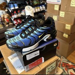 Used Nike Air Max TN Plus Hyper Blue 2018 Size 11.5 Authentic Trainer Runner