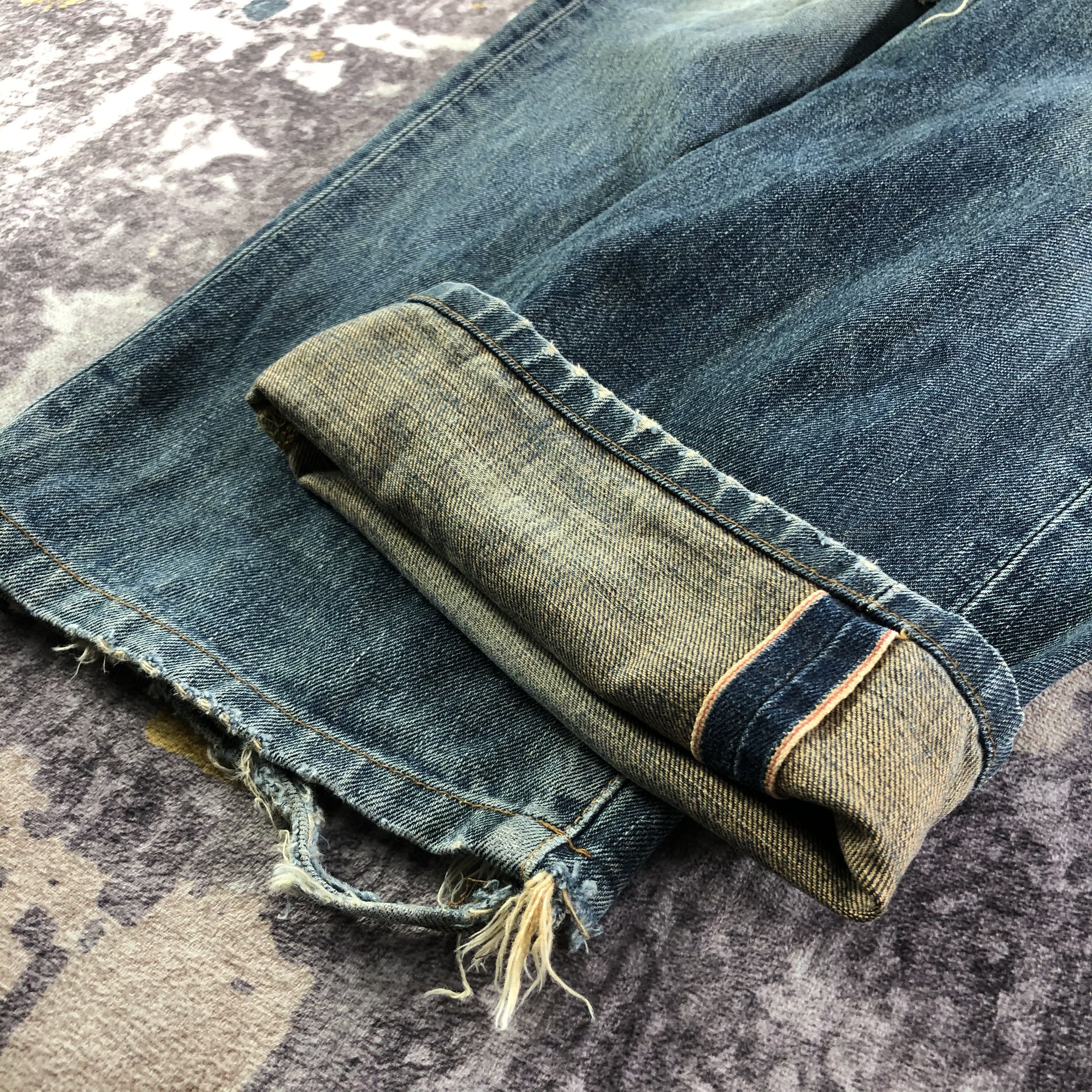 Edwin Vintage Blue Wash Edwin 505 Selvedge Jeans-JM3645 Size US 34 / EU 50 - 6 Thumbnail