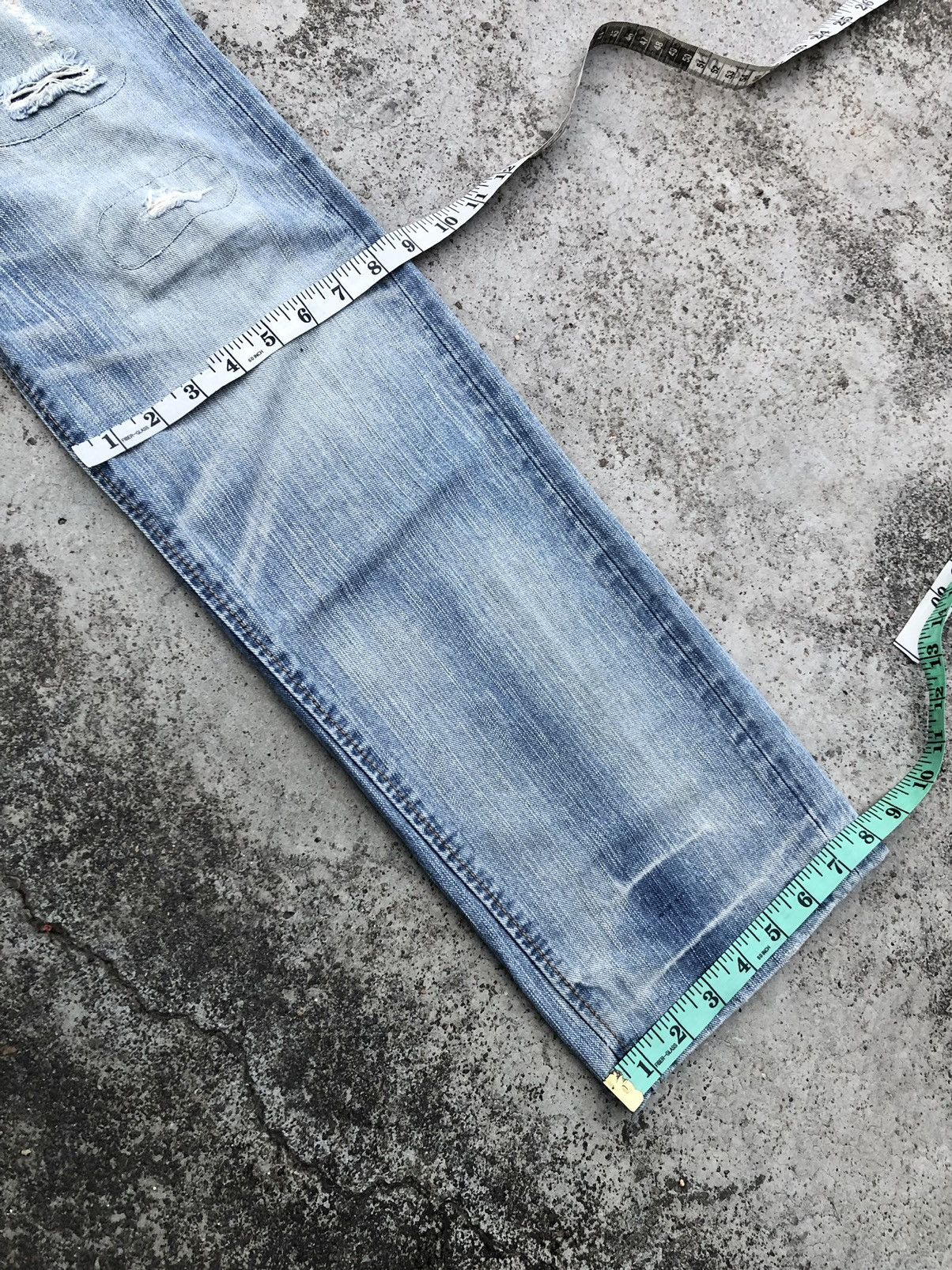 Edwin × Japanese Brand EDWIN PATCHWORK DISTRESSED DENIM Size US 30 / EU 46 - 10 Thumbnail