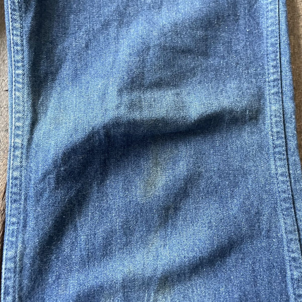 Big John 🔥Vintage 80s Big John Buspants Flare Denim Pants Jeans Size US 31 - 9 Thumbnail