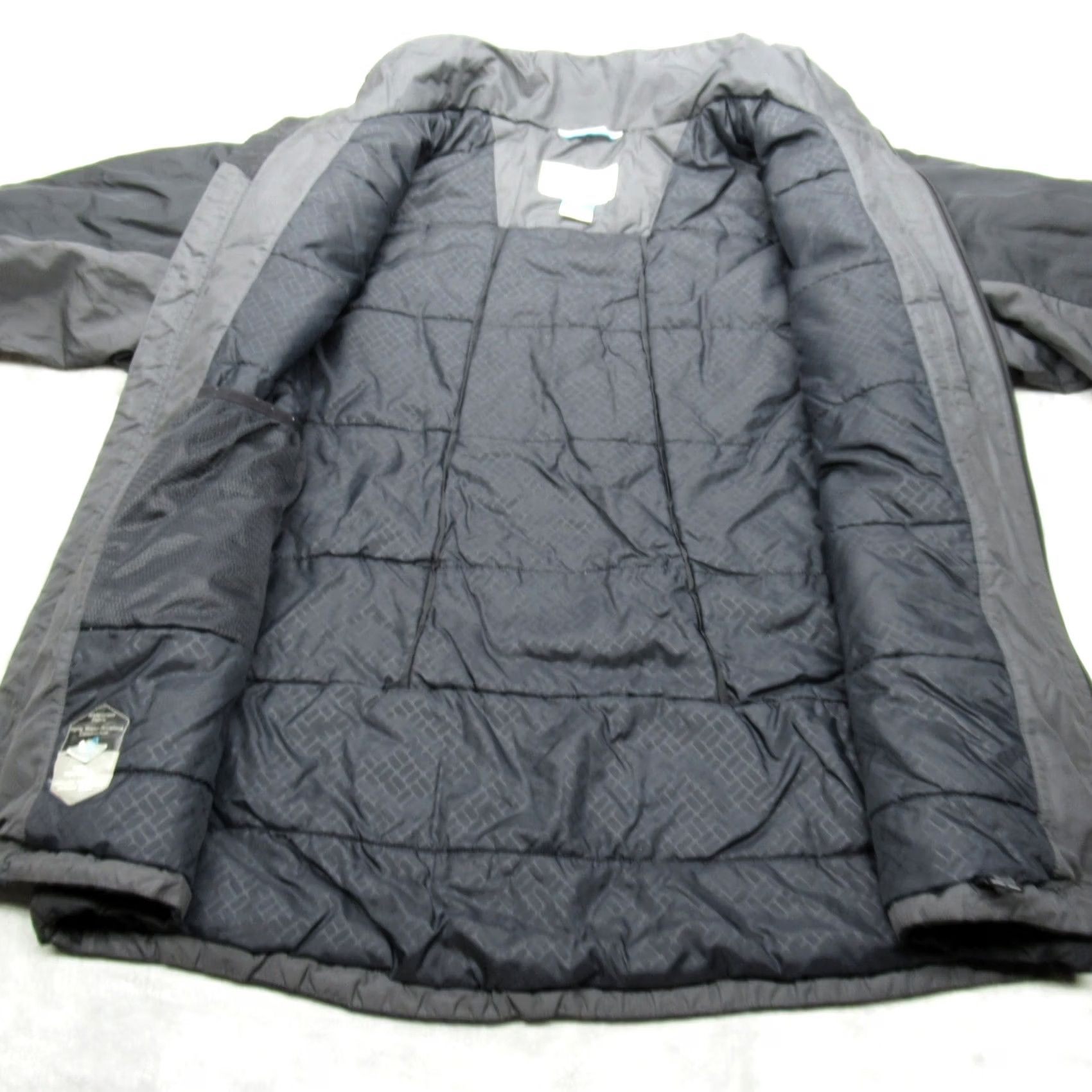 Vintage Columbia Jacket Mens Large Black Water Resistant Omni Shield Insulated Full Zip Size US L / EU 52-54 / 3 - 3 Thumbnail