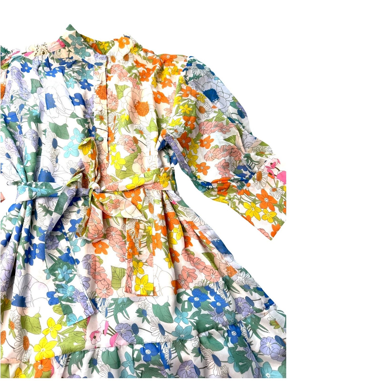 Other BOHO Floral Dress Arthur Jane Claire Large Retro Hippie Size L / US 10 / IT 46 - 3 Thumbnail