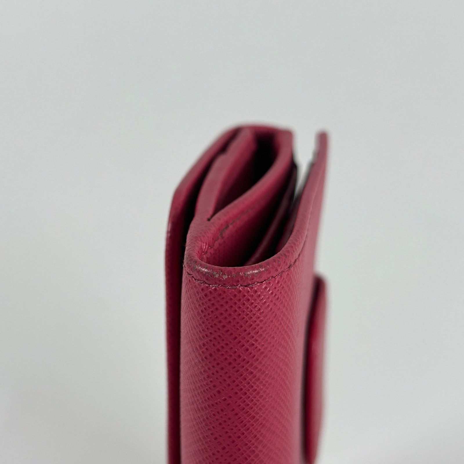 Prada Prada Small Saffiano Pink Wallet Size ONE SIZE - 12 Thumbnail