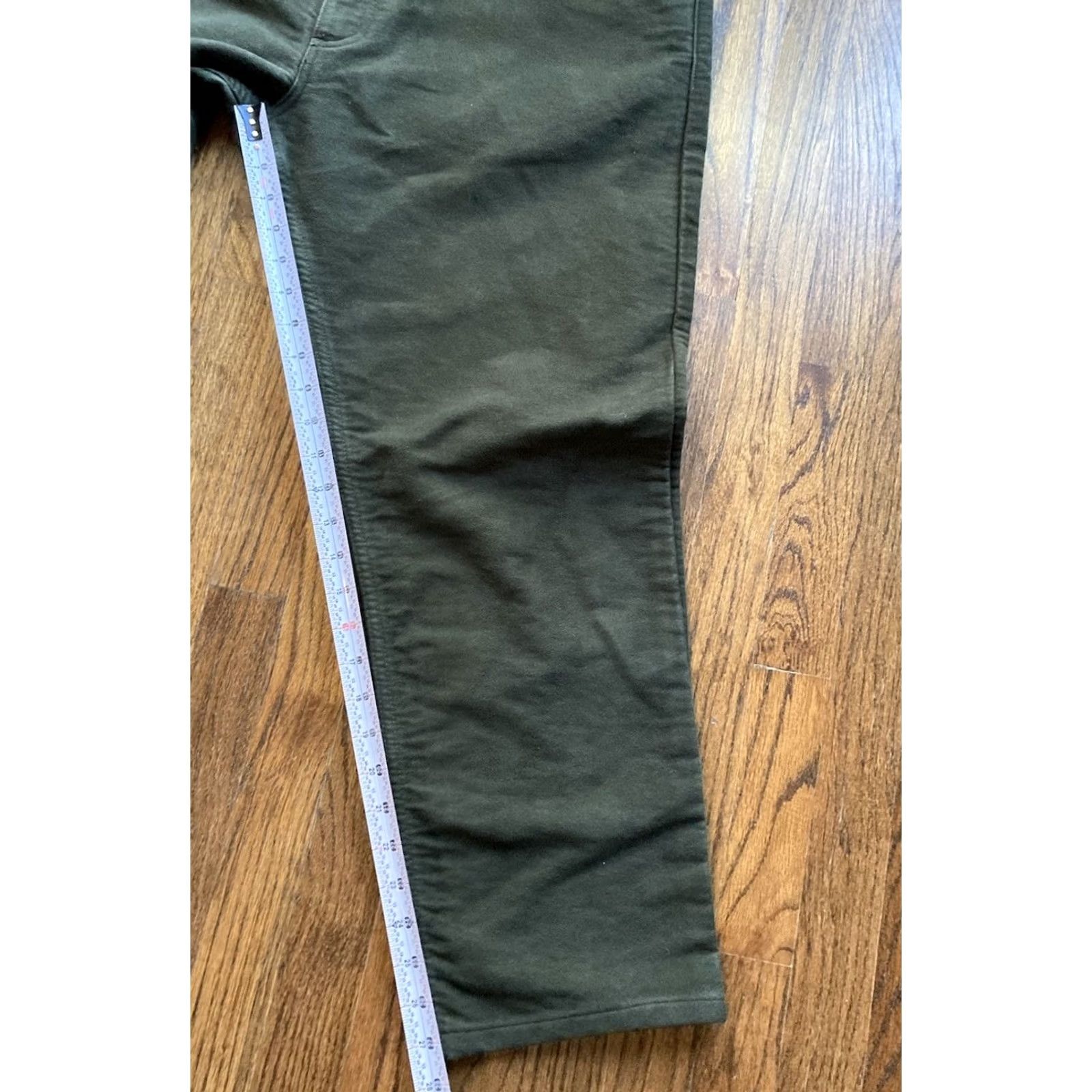Billy Reid BILLY REID Moleskin Pants Mens Size 40x27 Dark Green Made In USA Size US 40 / EU 56 - 4 Thumbnail