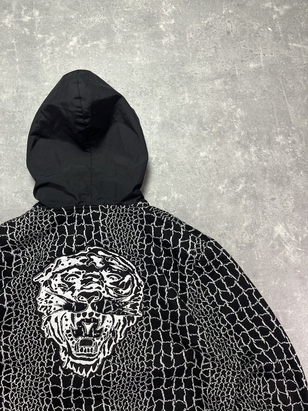 Japanese Brand Mondo Vintage 3D Tiger Zip Hoodie L Affliction Rare Size US L / EU 52-54 / 3 - 18 Thumbnail