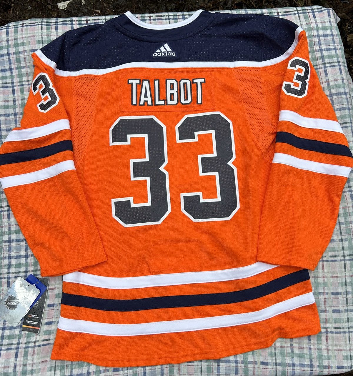 Adidas × NHL Adidas Edmonton Oilers Cam Talbot NHL Jersey Size US S / EU 44-46 / 1 - 2 Thumbnail