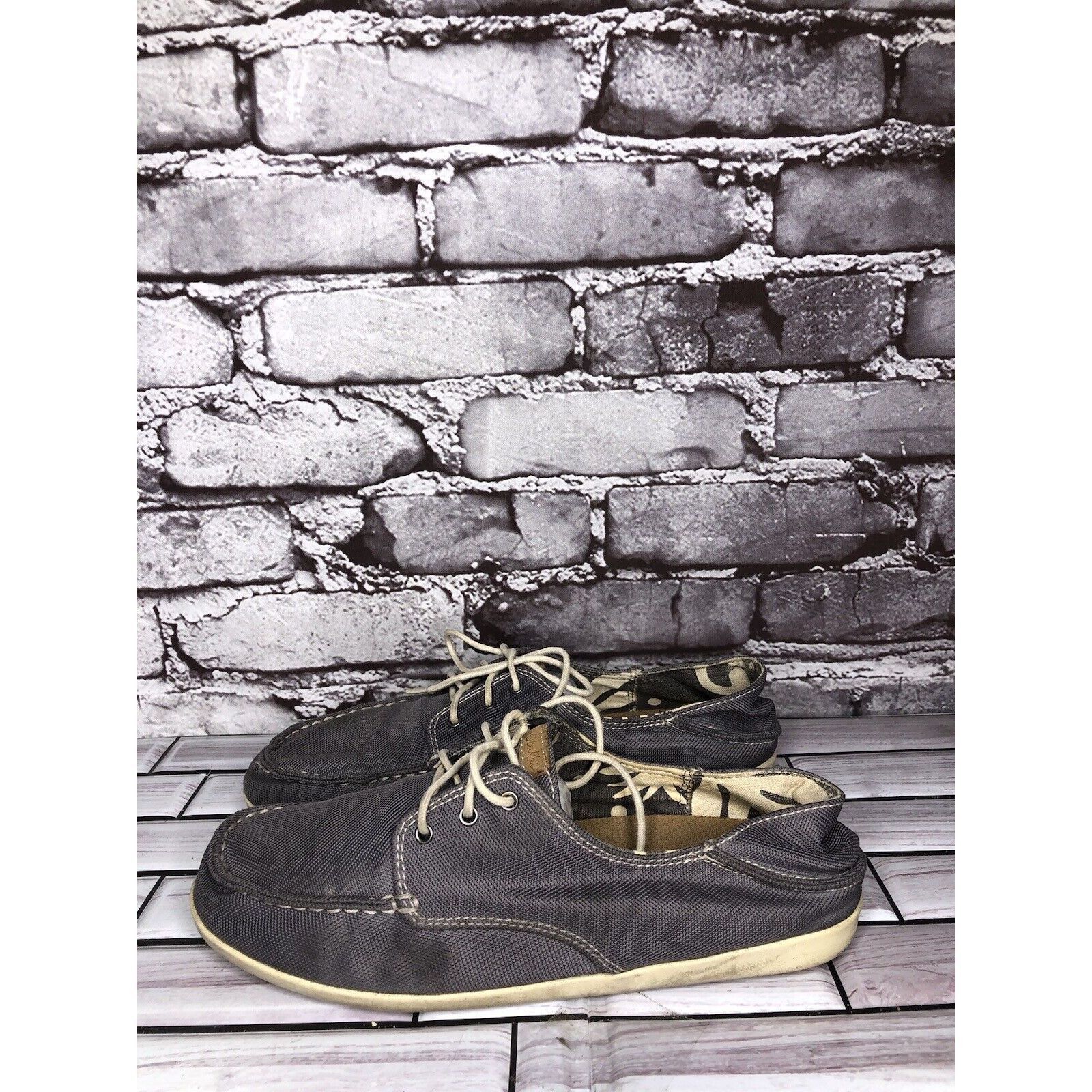 Olukai Olukai Heleuma Mesh Gray Textile Lace Casual Comfort Shoes W Size US 8 / IT 38 - 1 Thumbnail
