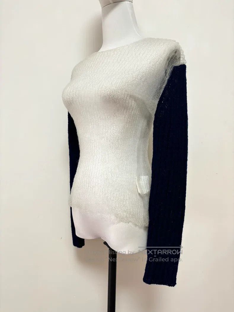Comme des Garcons Comme Des Garcons Mesh tulle splicing wool perspective lon Size M / US 6-8 / IT 42-44 - 2 Thumbnail
