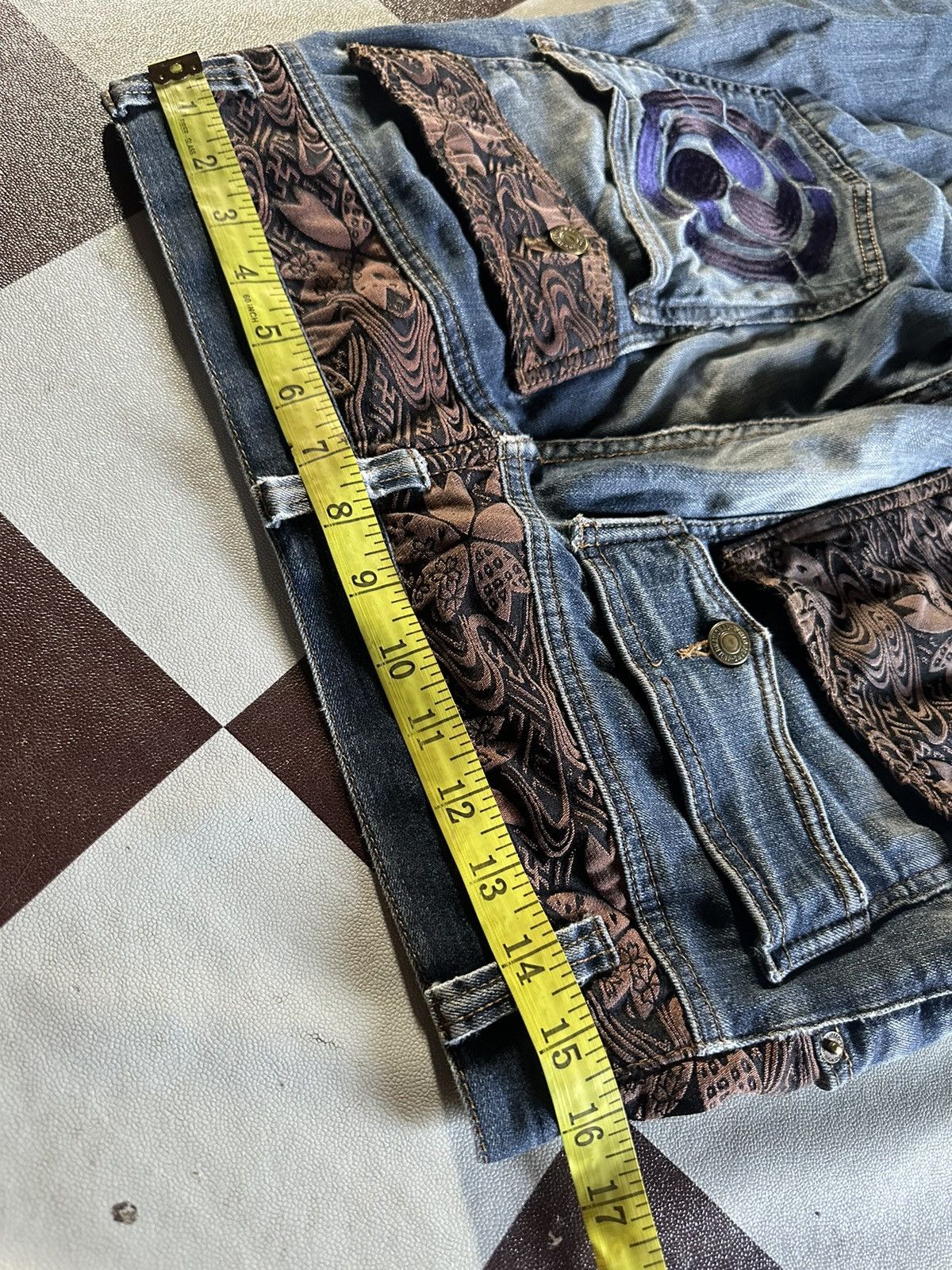 Vintage Karakuri denim jeans Size US 32 / EU 48 - 7 Thumbnail