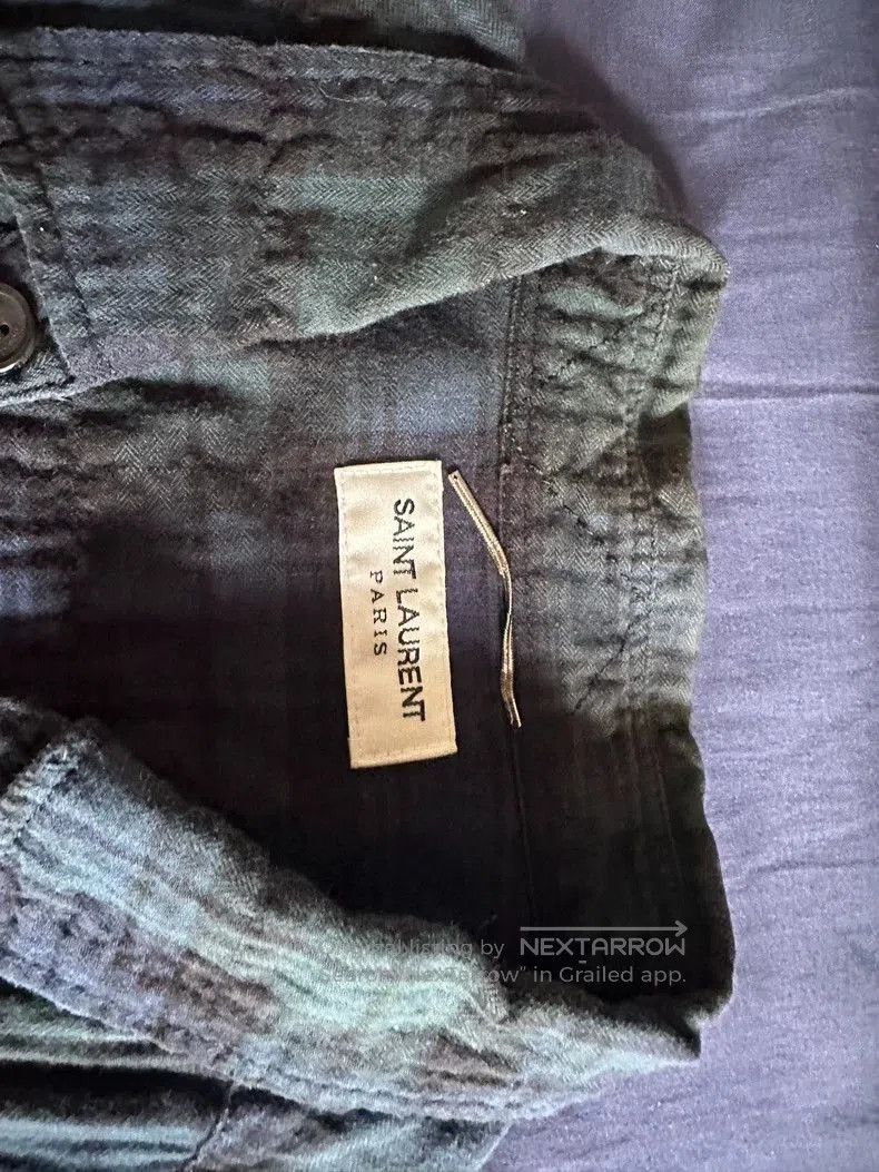 Saint Laurent Paris Saint Laurent Gradient Fringe Shirt. Size US L / EU 52-54 / 3 - 3 Thumbnail