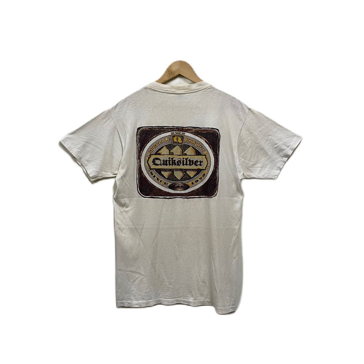 Quiksilver Vintage 90s Quiksilver big logo tshirt Size US M / EU 48-50 / 2 - 1 Thumbnail