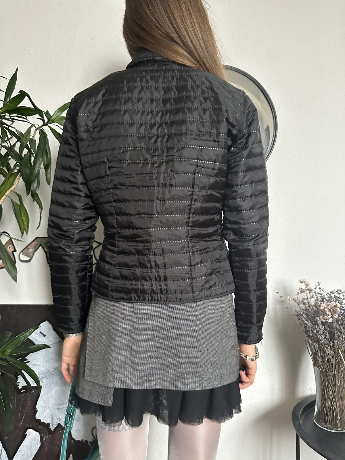 ANNE FONTAINE Luxury Vintage Skinny Silhouette Quilted Jacket Size XS / US 0-2 / IT 36-38 - 3 Thumbnail