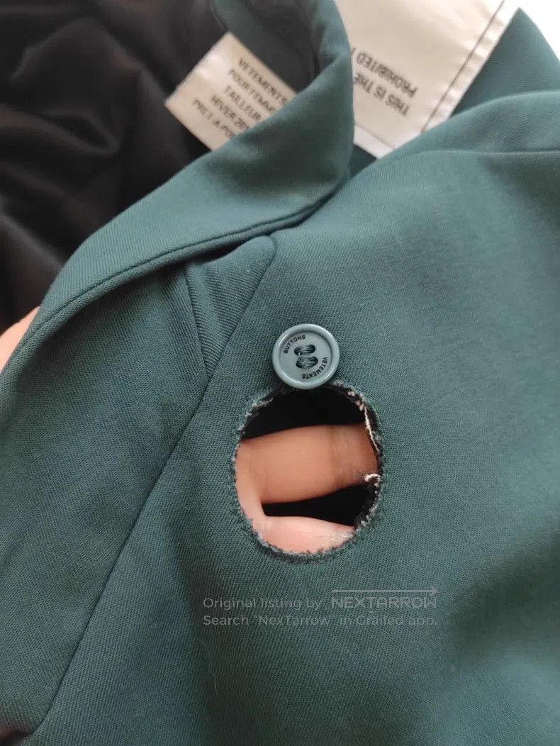 Vetements Vetements Navy Green Manual Suit Size US S / EU 44-46 / 1 - 6 Thumbnail