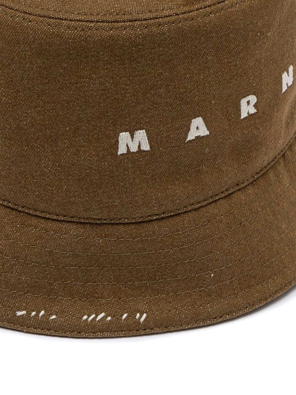 Marni o1f1d3z1125 Size: OS / Logo-Embroidered Bucket Hat / Cap Size ONE SIZE - 4 Thumbnail