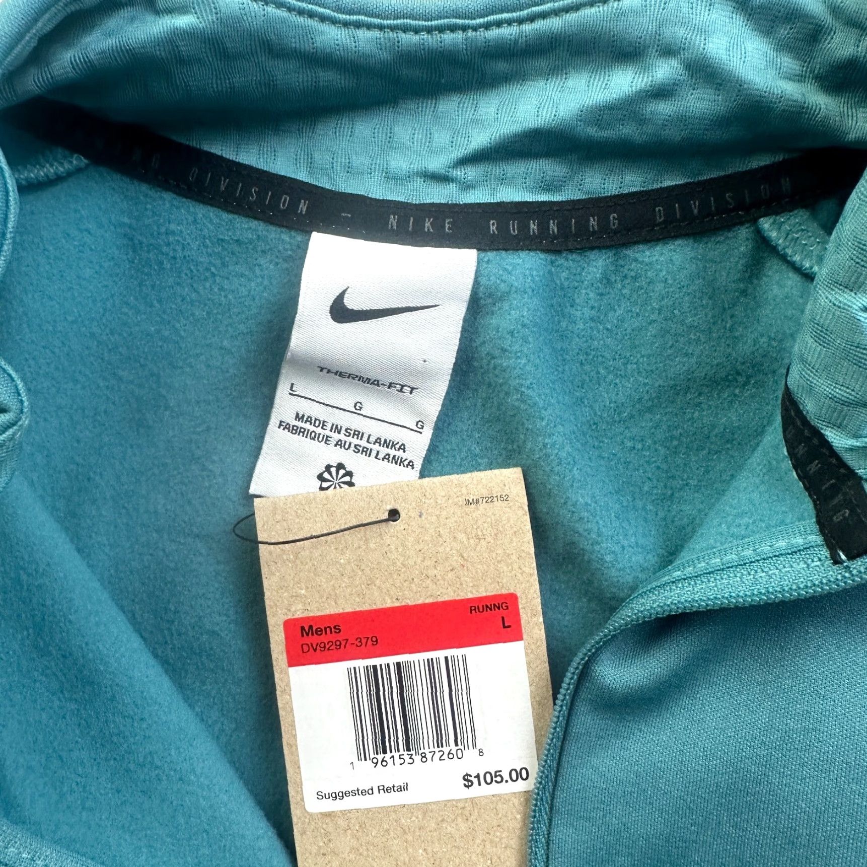 Nike Nike Sweater Mens Large Half Zip Blue Pullover Therma Fit All Seasons Lightweight 1/2 Zip Logo casual Mens Size US L / EU 52-54 / 3 - 6 Thumbnail