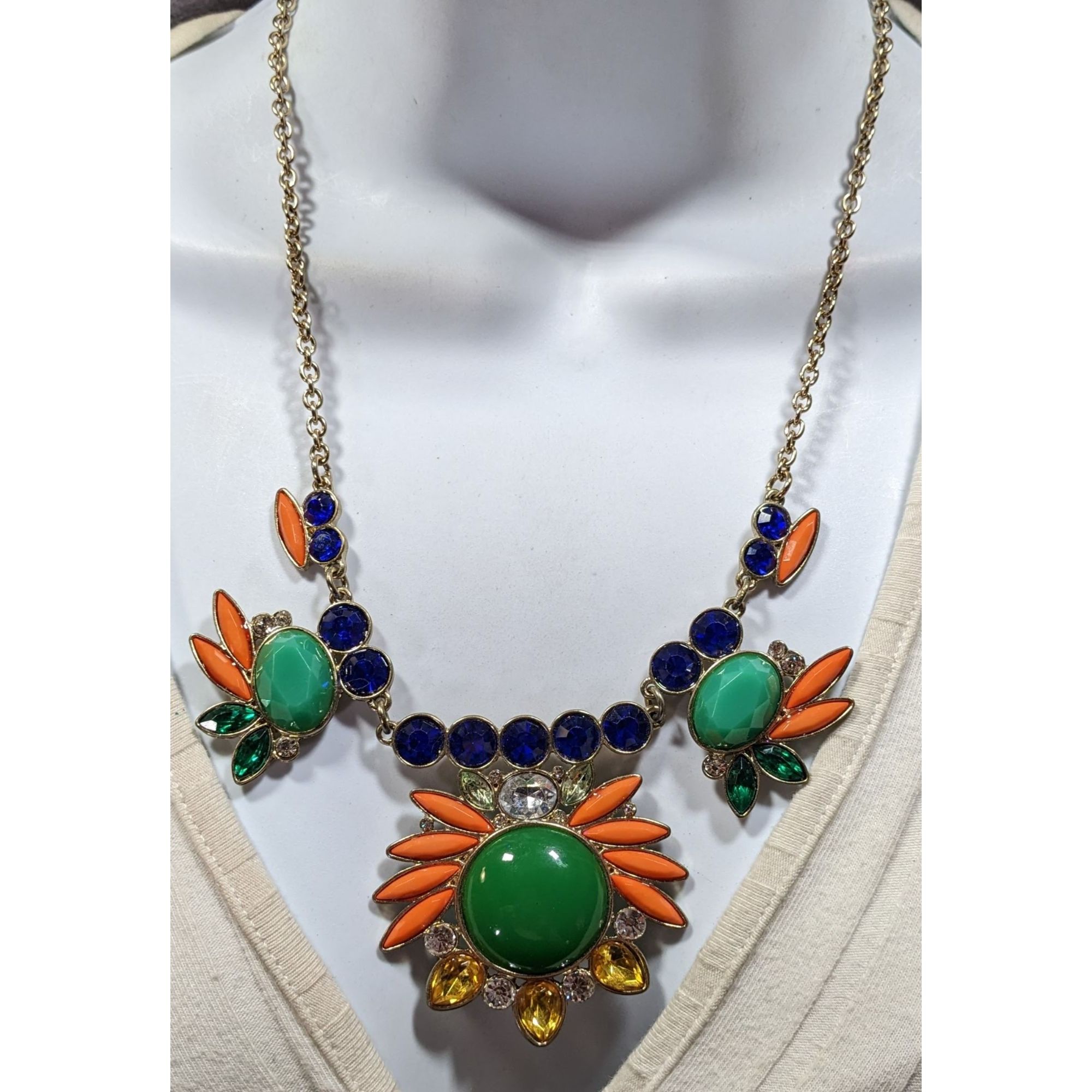 Other Elegant Glam Birds Of Paradise Gemmed Necklace Size ONE SIZE - 4 Thumbnail