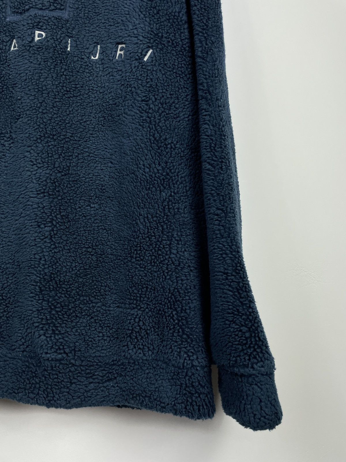 Napapijri Napapijri Fleece Sherpa Jacket 1/4 Zip Pullover Big Logo Size US L / EU 52-54 / 3 - 4 Thumbnail