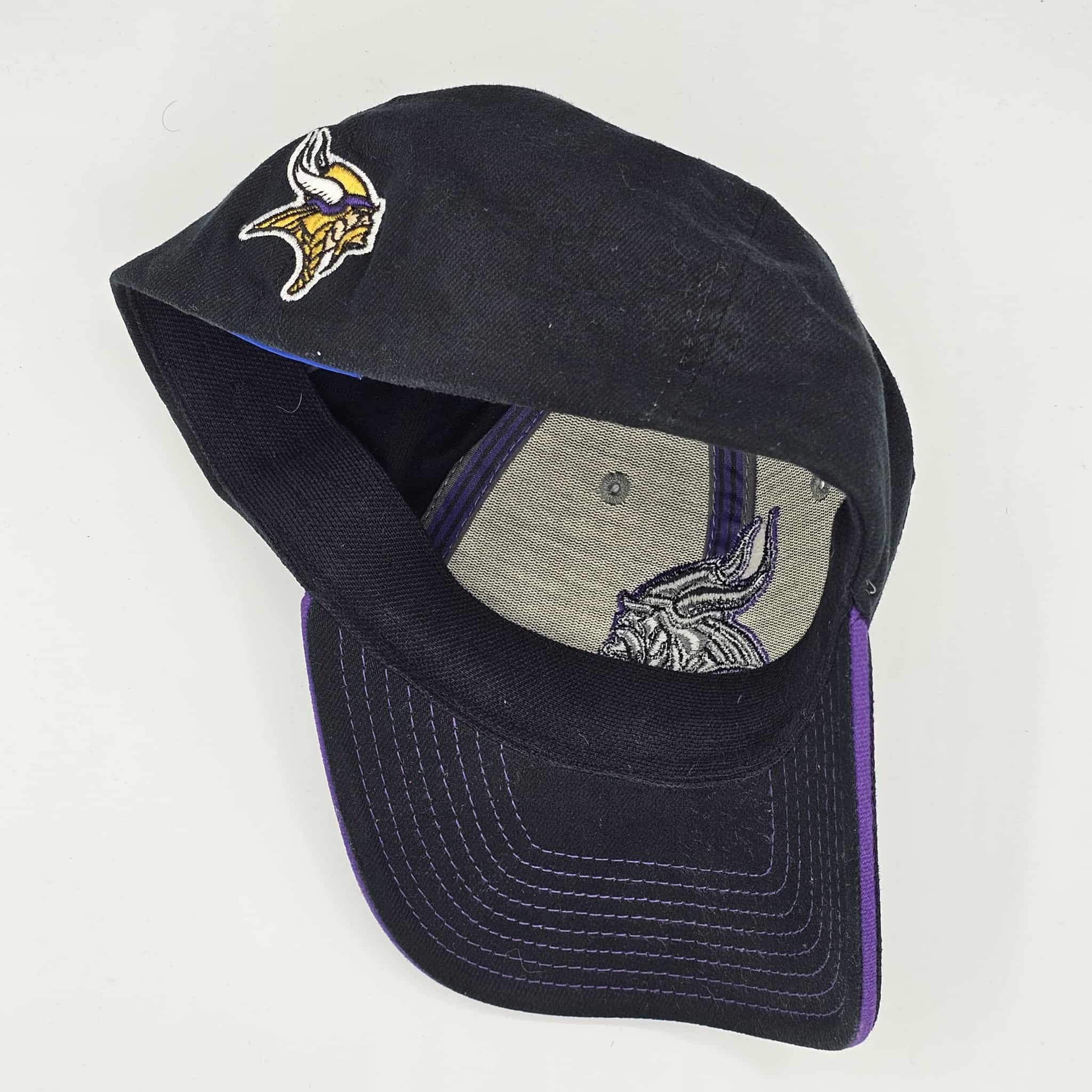 NFL Minnesota Vikings Vintage Y2K Reebok Stretch Hat Size ONE SIZE - 7 Thumbnail