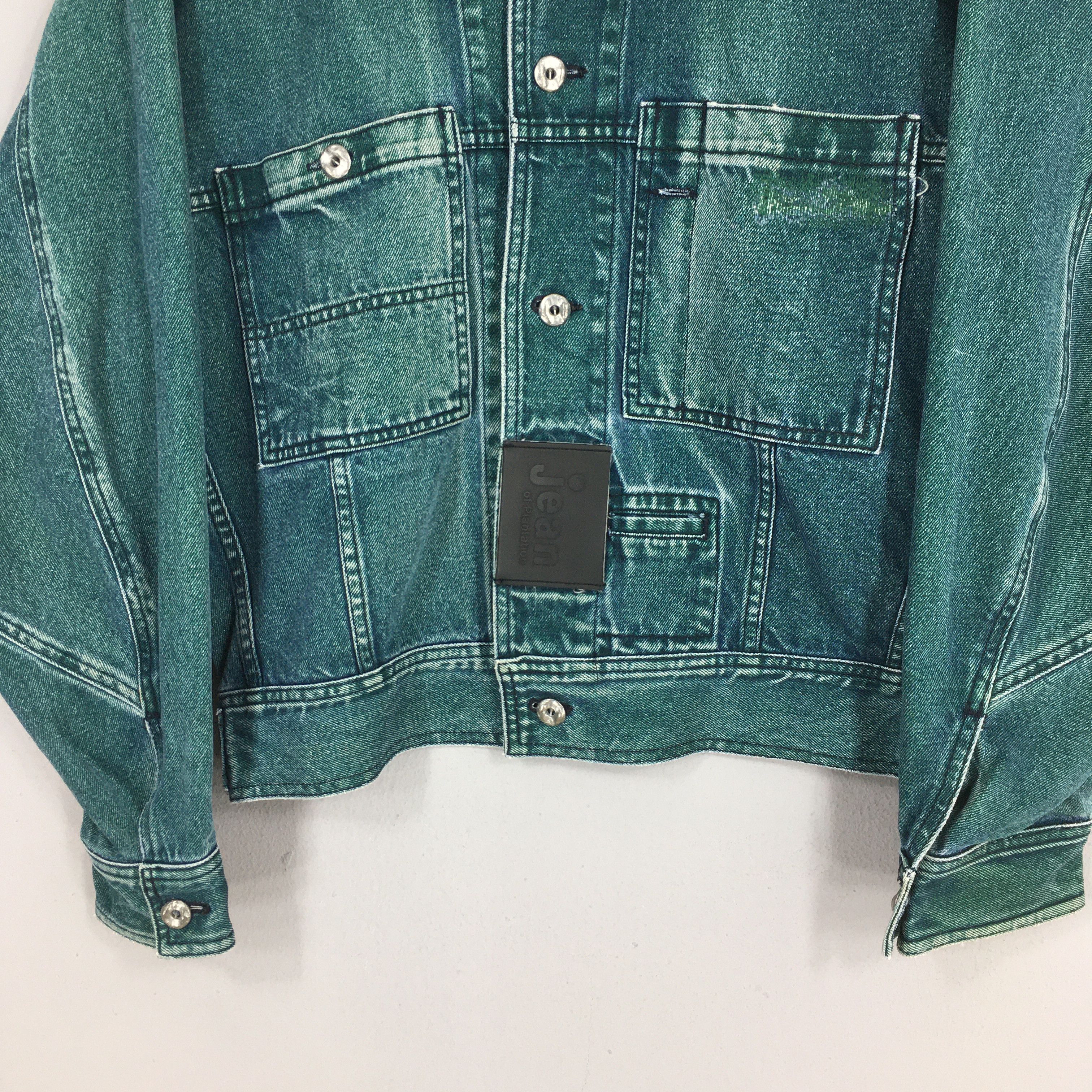 Issey Miyake Vintage 1980s Jean Of Plantation Issey Miyake Denim Jacket M Size US M / EU 48-50 / 2 - 3 Thumbnail