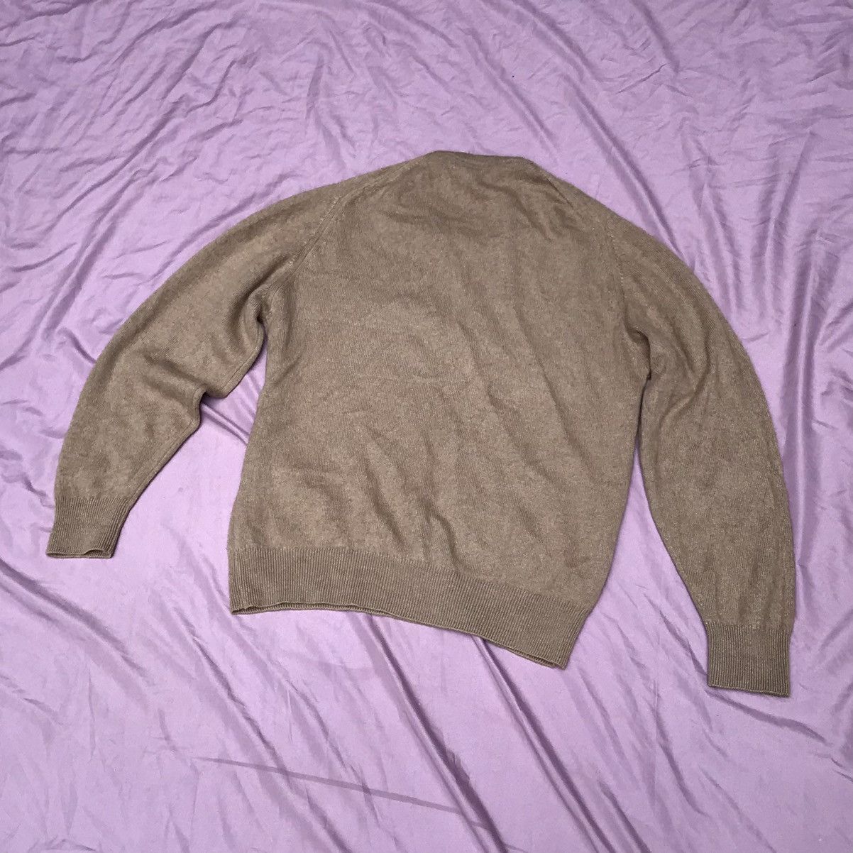 Handmade pure CAMEL HAIR made in SCOTLAND camel knitted jumper Size US M / EU 48-50 / 2 - 10 Thumbnail