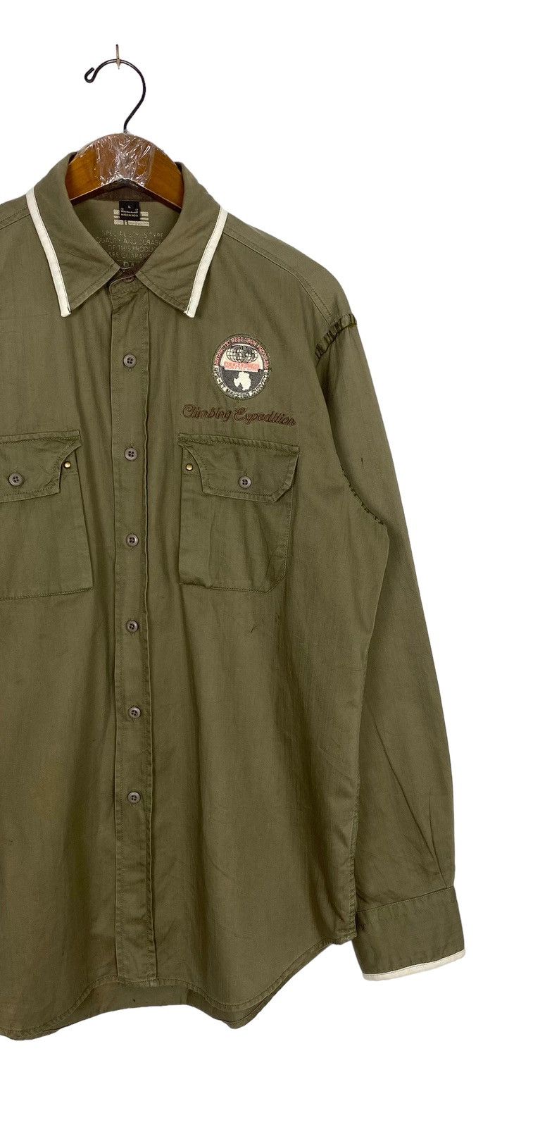 Napapijri Napajiri Climbing Expedition Shirt Embroidery Big Logo Size US L / EU 52-54 / 3 - 5 Thumbnail