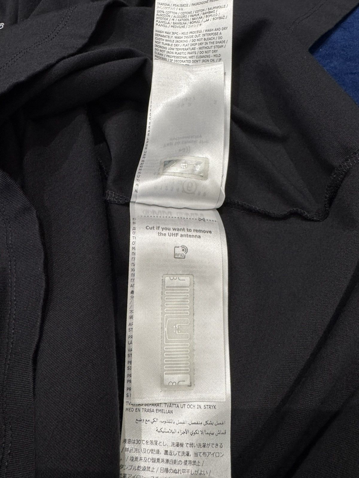 Maison Margiela NWT Number Logo Oversized Crew Neck T-Shirt - Black, S Size US S / EU 44-46 / 1 - 7 Thumbnail