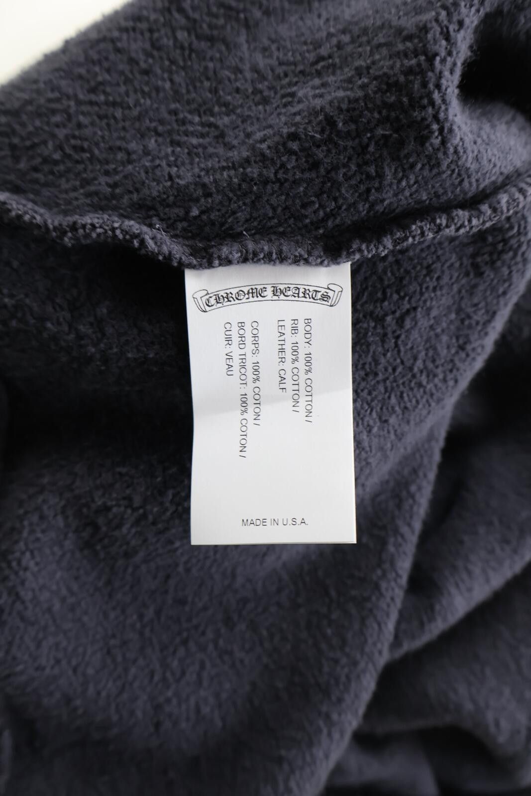 Chrome Hearts Paper Jam Metallic Blue Cross Patch Hoodie Size US XL / EU 56 / 4 - 4 Thumbnail