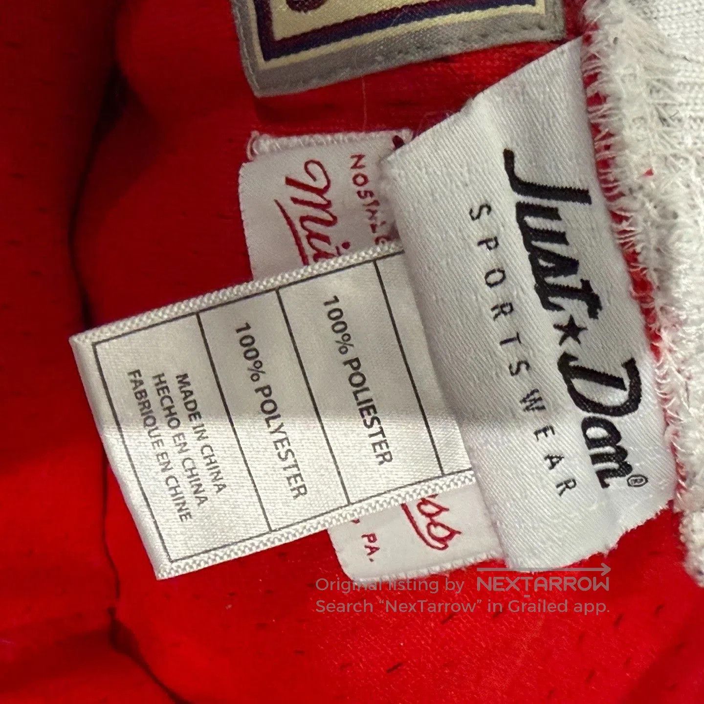 Just Don Mitchell&Ness JustDon Bulls Basketball Shorts. Size US 26 / EU 42 - 7 Thumbnail