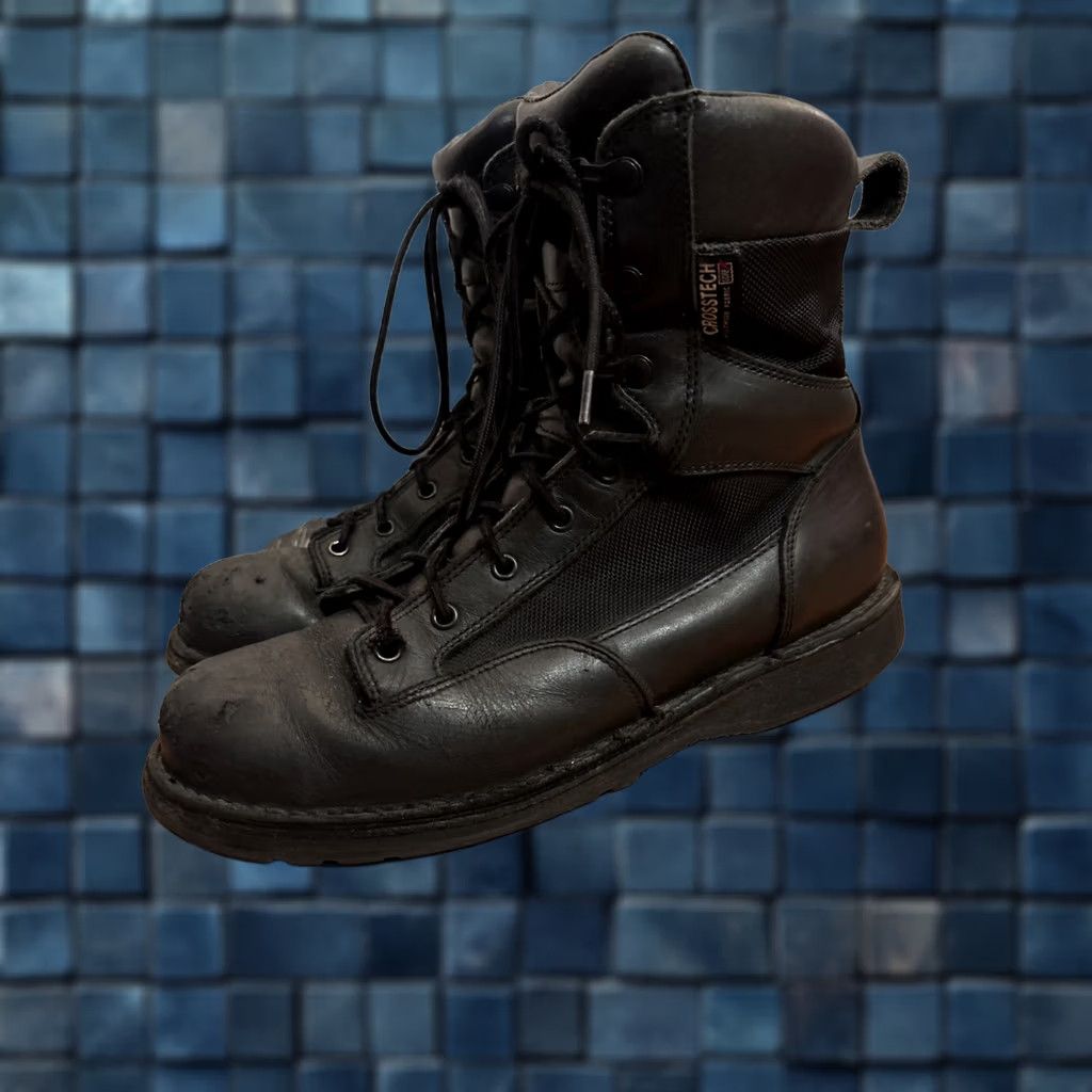 VINTAGE Danner APB 69220 Gore-Tex Insulated Black Leather  display picture 2