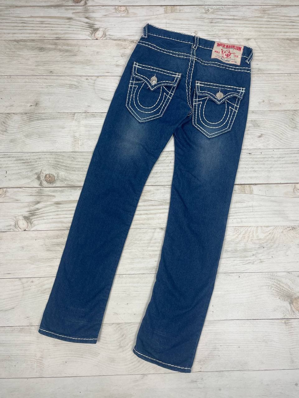 image of Vintage True Religion Billy Supert Baggy Jeans Denim Y2K in Blue, Men's (Size 30)