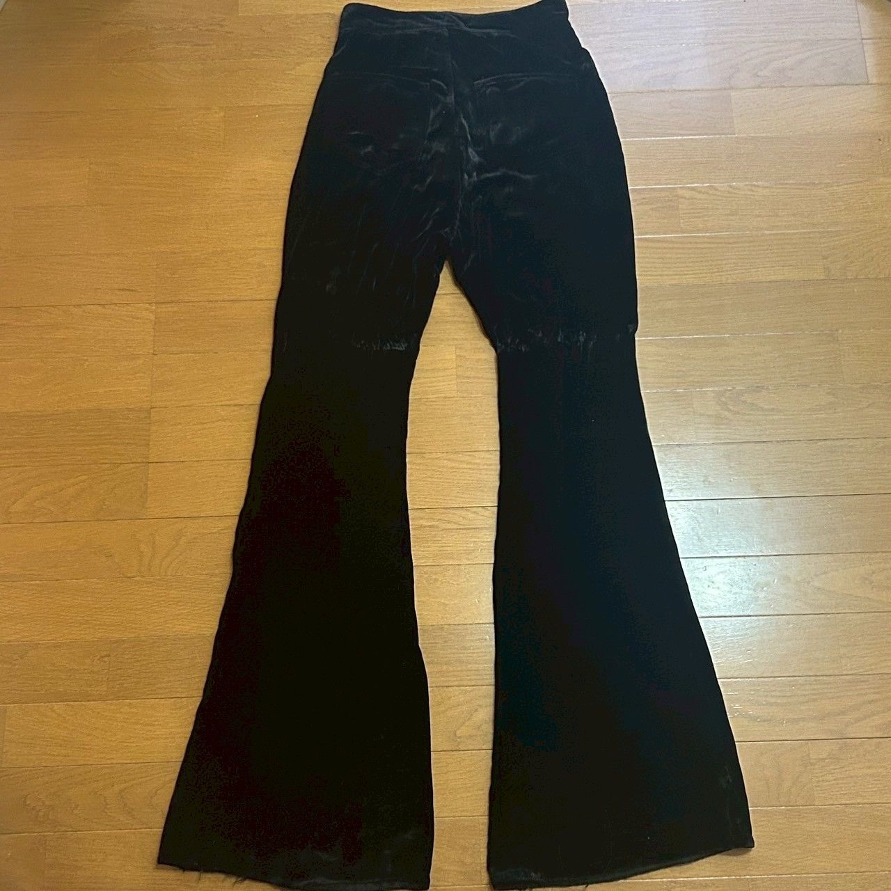 Rick Owens Rick Owens SS22 Strobe Velvet Bolan Bootcut Pants Size US 26 / EU 42 - 2 Thumbnail
