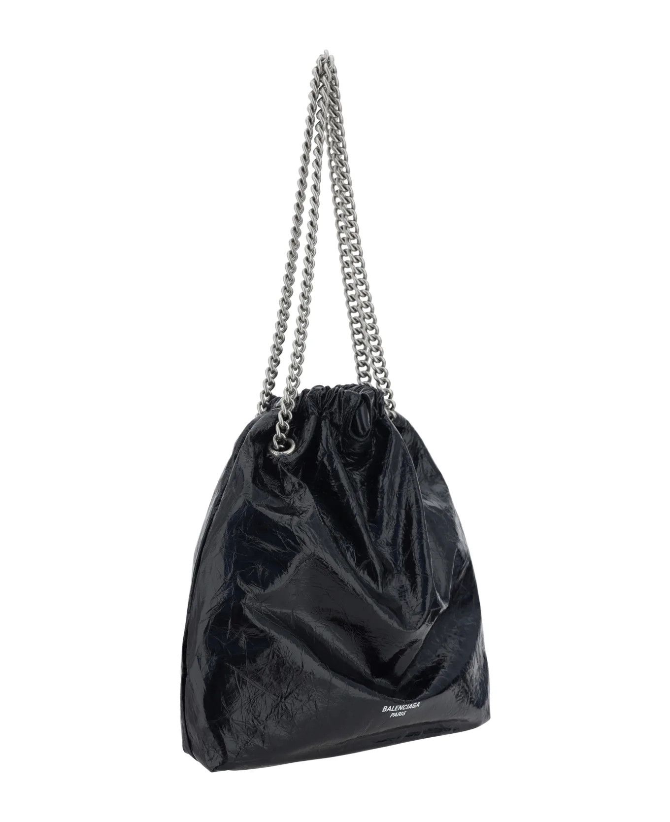 Balenciaga o1la1rc1a1125 Size: OS / Crush Tote Bag in Black Size ONE SIZE - 2 Thumbnail